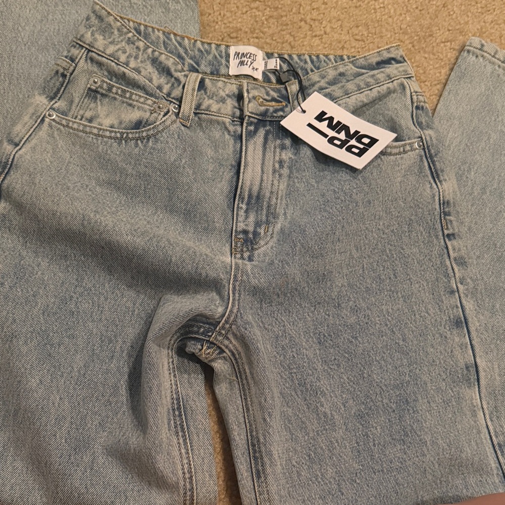 Princess Polly Denim Straight Leg Jeans